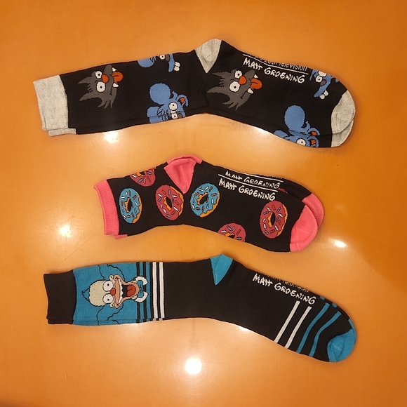 Simpson socks 3 pair - Picture 1 of 1